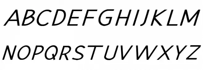 Hansville Bold Italic Fuentes MAYÚSCULAS