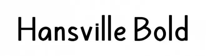 Hansville Bold  Descarca Fonturi Gratis