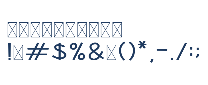 Hansville Bold Other Characters