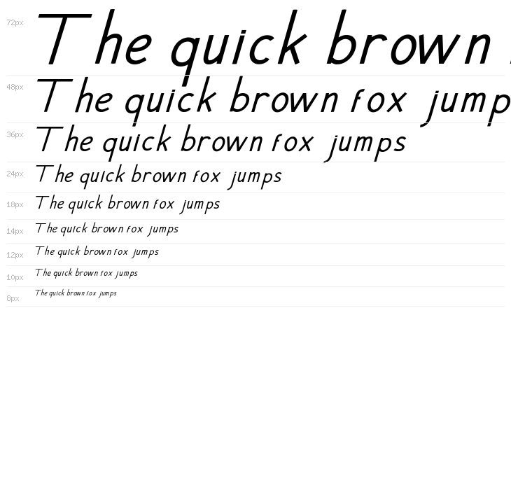 Hansville Italic Waterfall