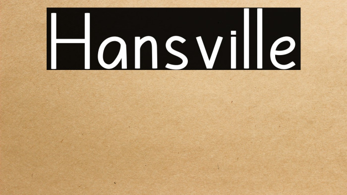 Hansville Example 3