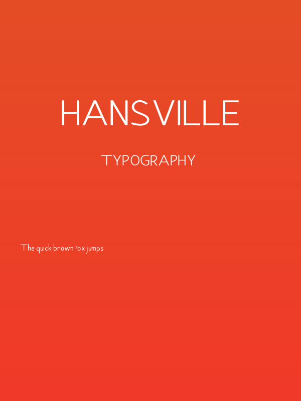 Hansville Poster