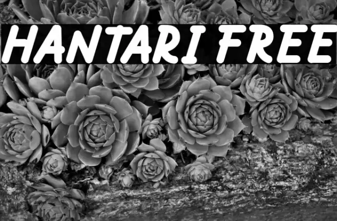 Hantari FREE Font examples