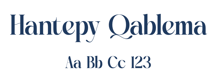 Hantepy Qablema Font Preview