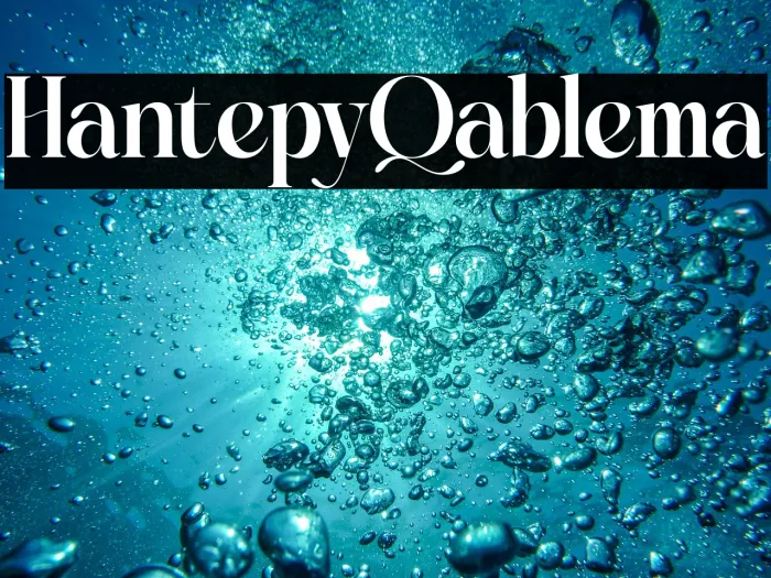 Hantepy Qablema Example 1