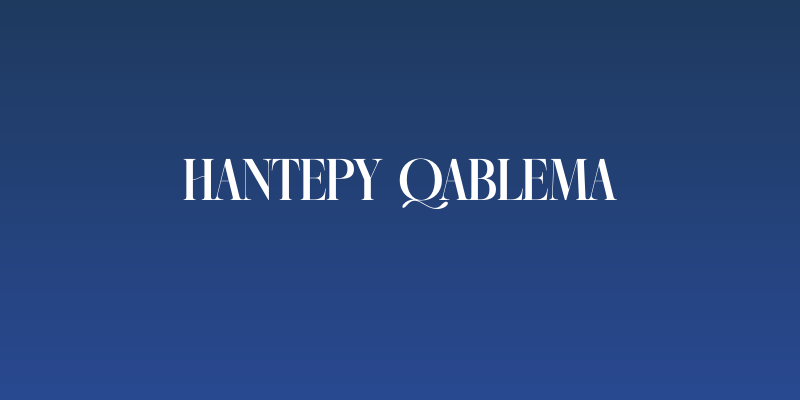 Hantepy Qablema Social Header