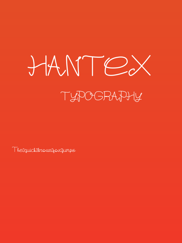 Hantex Poster