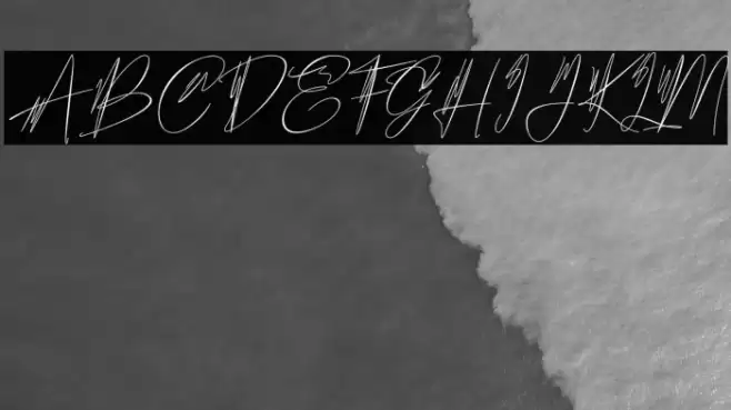 Hantoria Signature NoLigature Font examples