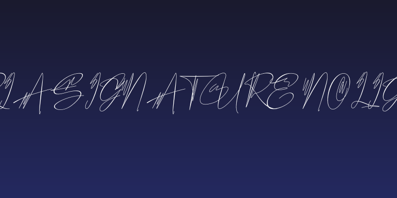 Hantoria Signature NoLigature Social Header
