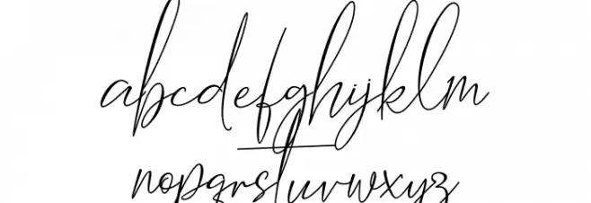 Hantoria Signature NoLigature Fuentes MINÚSCULAS