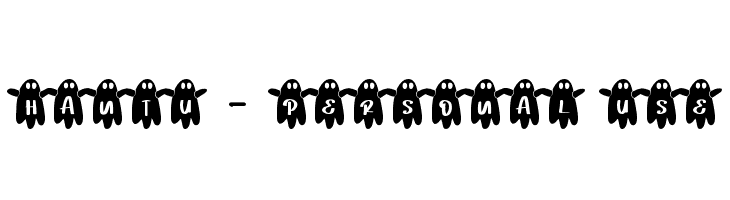 Hantu - Personal Use  font caratteri gratis
