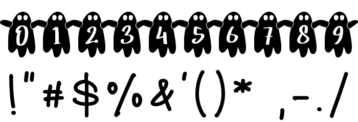 Hantu - Personal Use Schriftart Anderer Schreiben