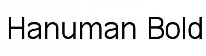 Hanuman Bold  Fuentes Gratis Descargar