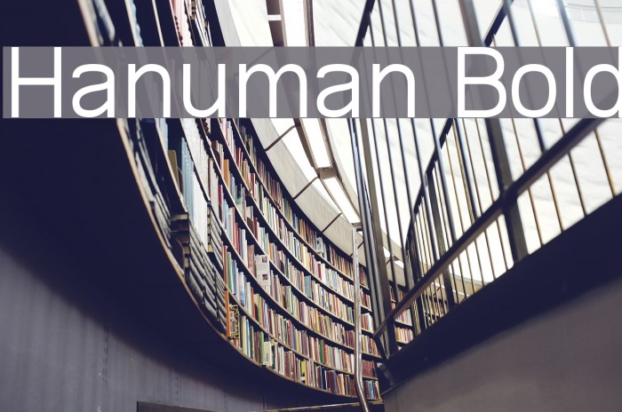 Hanuman Bold Font examples