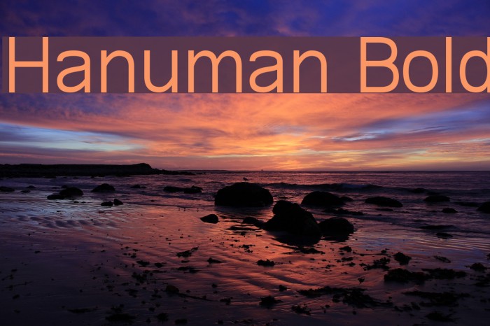 Hanuman Bold Font examples