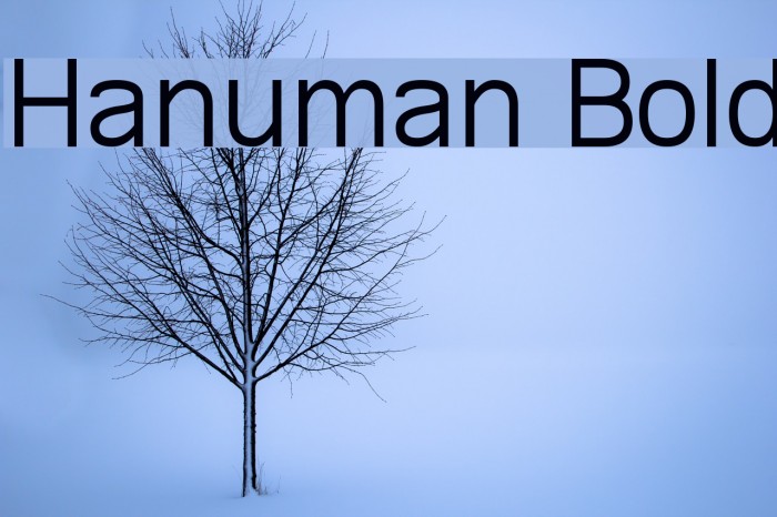Hanuman Bold Font examples