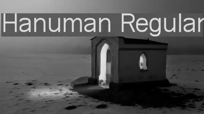 Hanuman Regular  examples