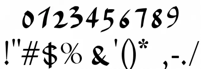 HanyiSentyTang Font OTHER CHARS