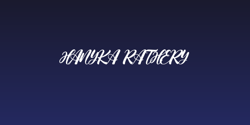 Hanyka Rathery Social Header