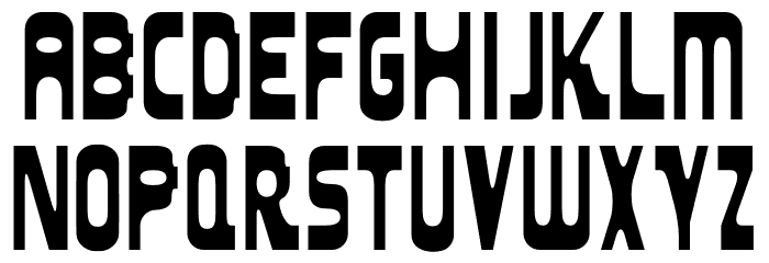 Hanzui Bold Font UPPERCASE