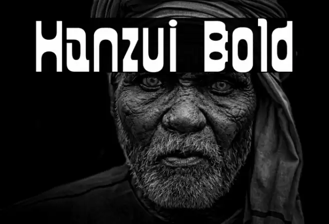 Hanzui Bold Font examples