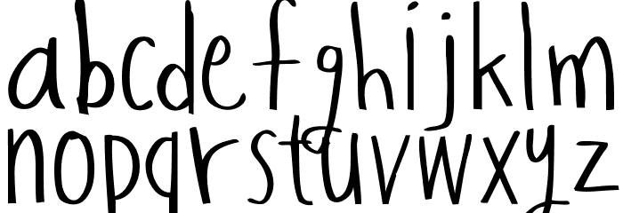 Hapole Markerpen Font LOWERCASE
