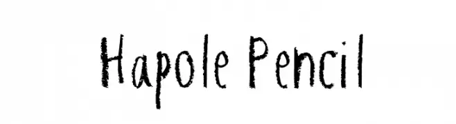 Hapole Pencil  Free Fonts Download