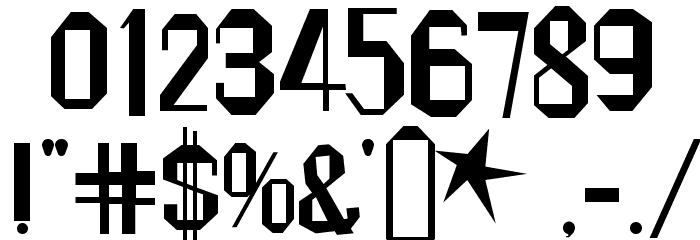 Happening Font OTHER CHARS