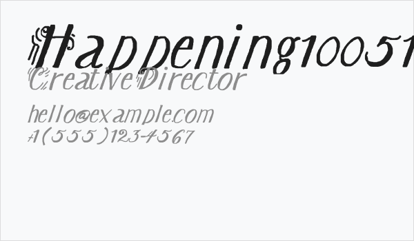 Happening100515223705854 Business Card