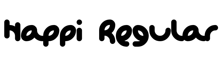 Happi Regular Font