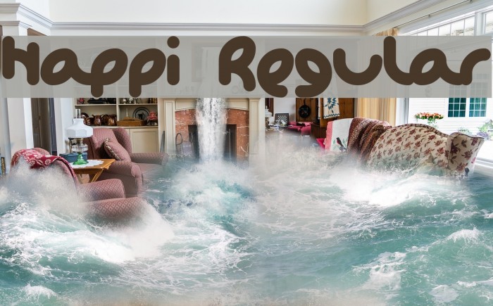 Happi Regular Font examples
