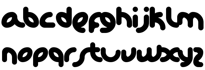 Happi Regular Font LOWERCASE