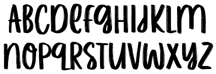 Happiness Machine Demo Font LOWERCASE