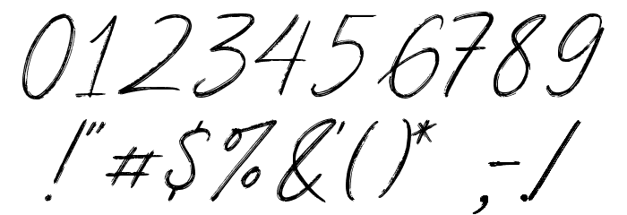 Happiness Machine Script Demo Font OTHER CHARS