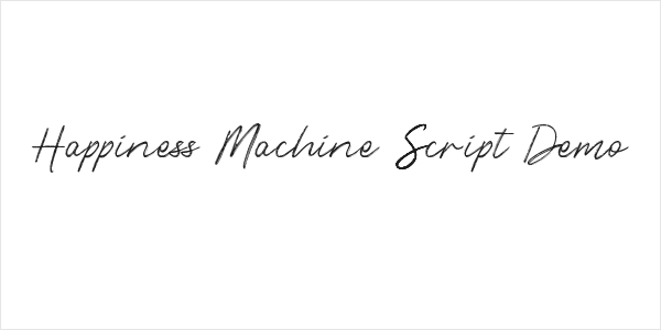 Happiness Machine Script Demo Logo