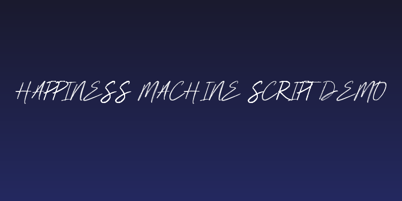 Happiness Machine Script Demo Social Header