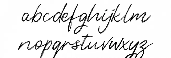 Happiness Machine Script Demo फ़ॉन्ट लोअरकेस