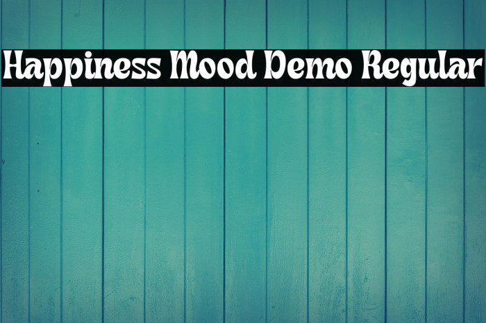 Happiness Mood Demo Regular Example 3