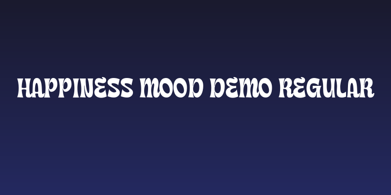 Happiness Mood Demo Regular Social Header