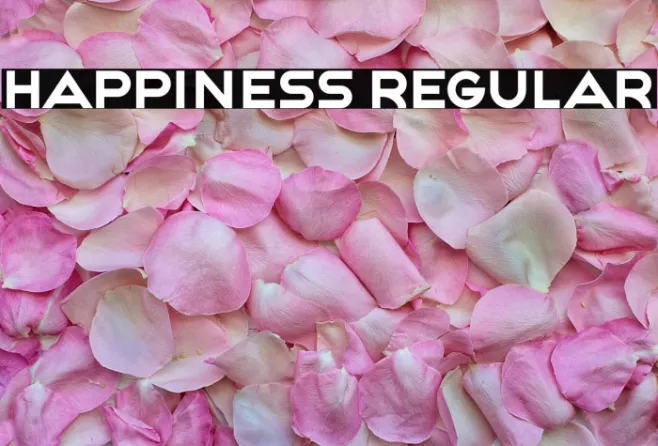Happiness Regular Example 2