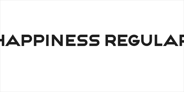 Happiness Regular Logo