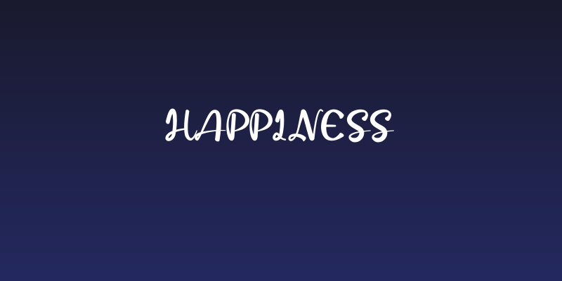 Happiness Social Header