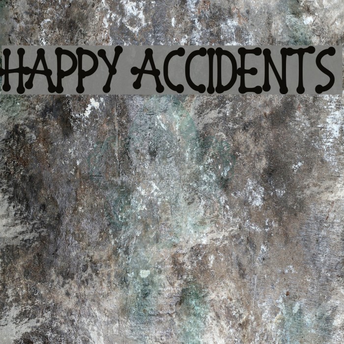 Happy Accidents Font examples