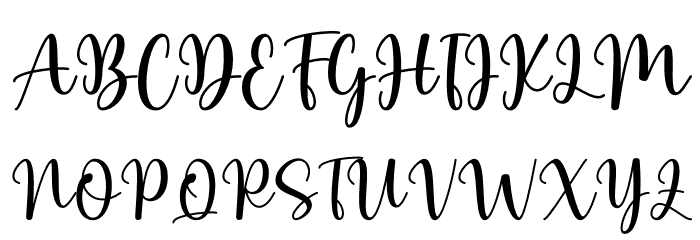 Happy Autumn Font UPPERCASE