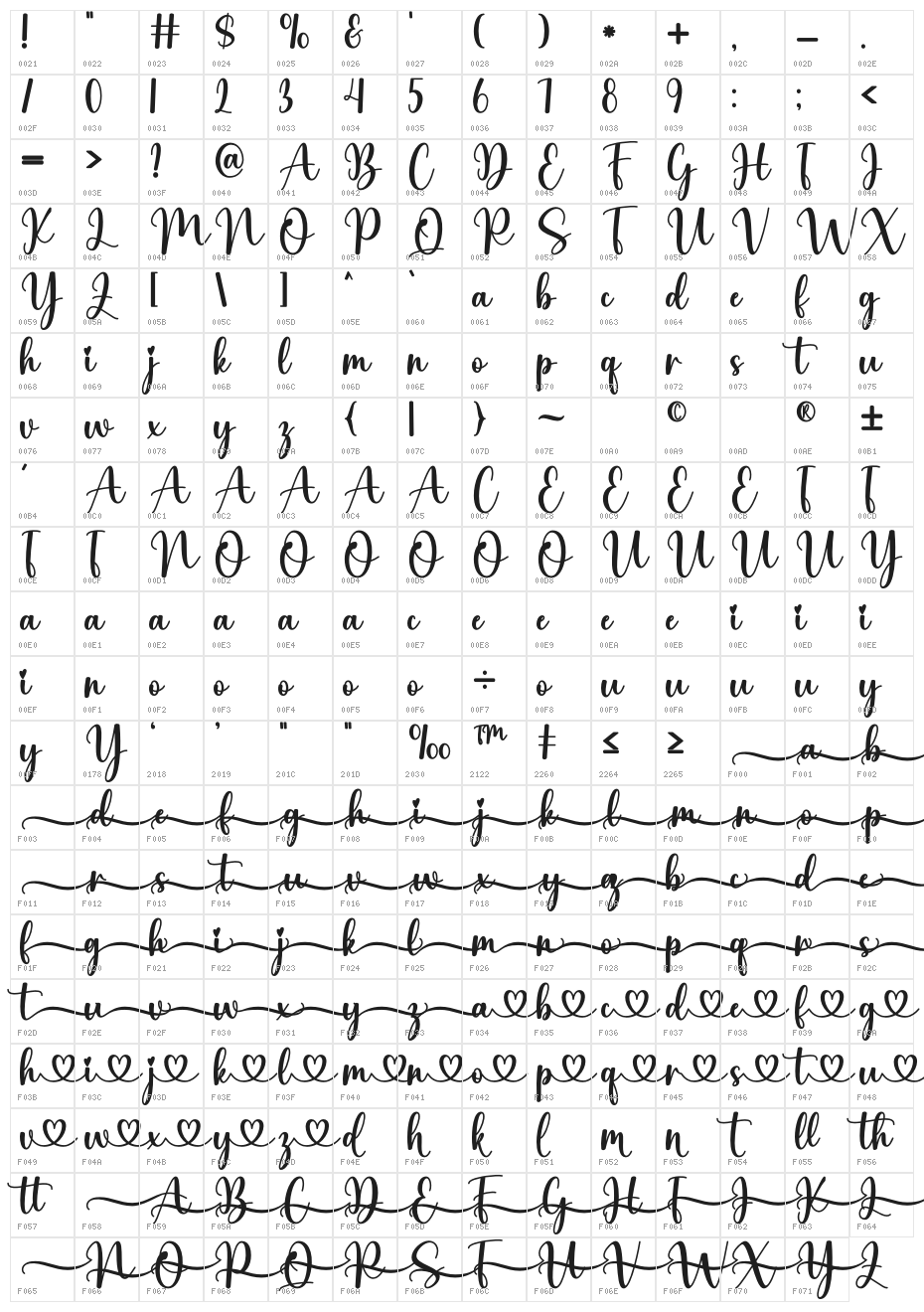 Happy Autumn Character Map