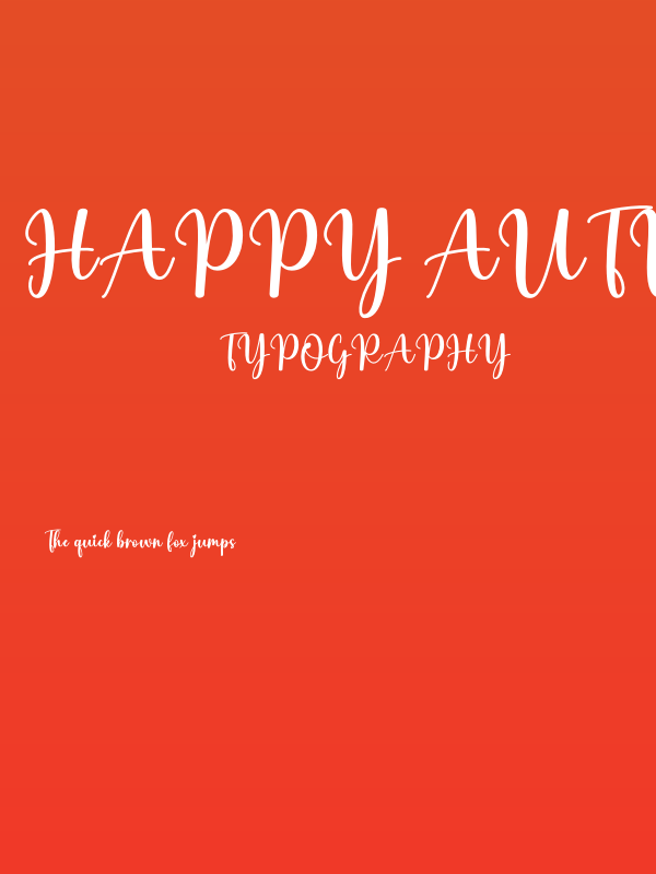 Happy Autumn Poster