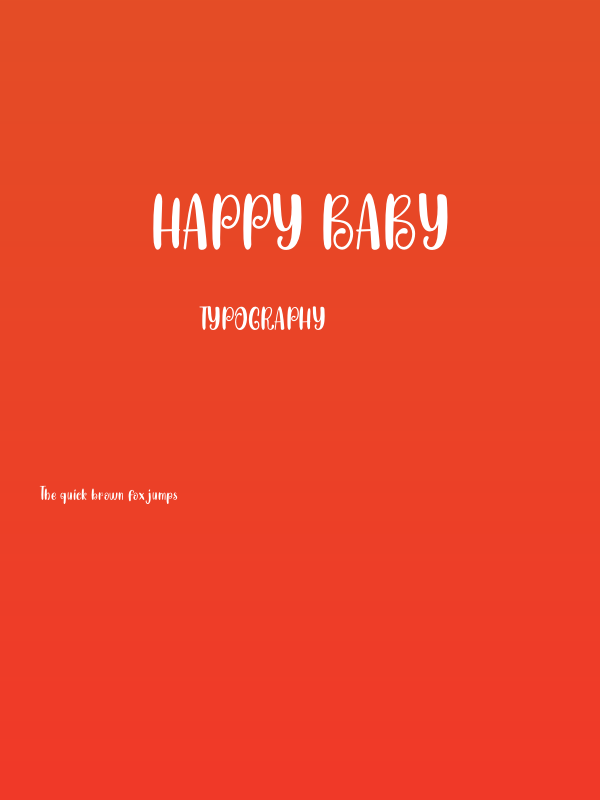 Happy Baby Poster