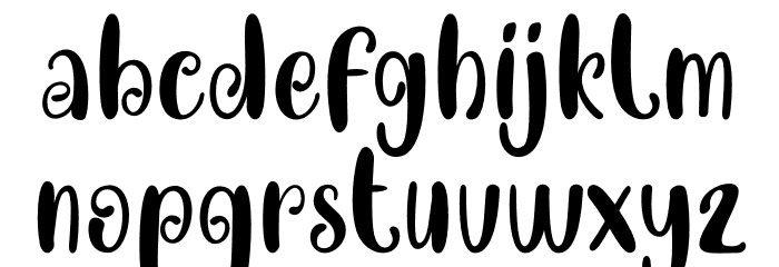 Happy Baby Font LOWERCASE