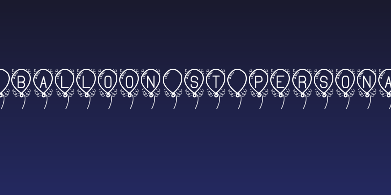 Happy Balloon St PERSONAL USE Social Header