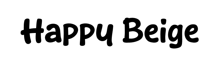 Happy Beige  Free Fonts Download